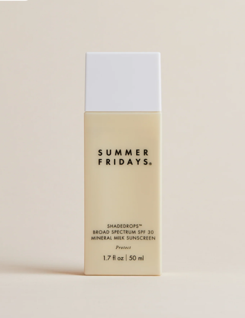 Summer Fridays -ShadeDrops Broad Spectrum SPF 30 Mineral Milk Sunscreen